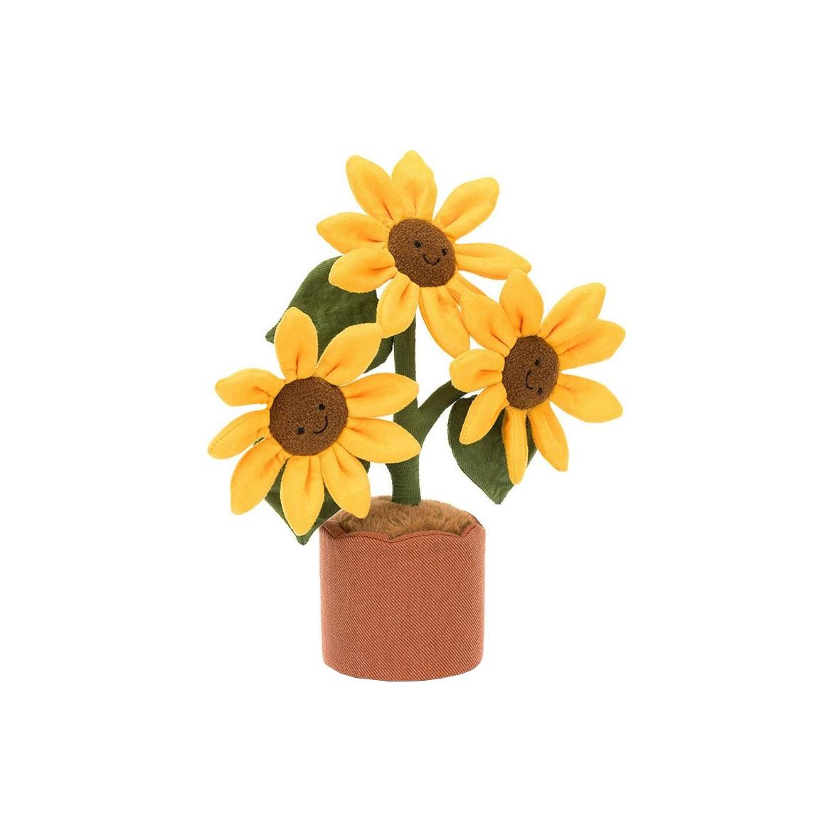 

JELLYCAT Fun Plant Series Fun Sunflower A2SNF Cute Doll Plush Doll 35cm High Box Not Included
