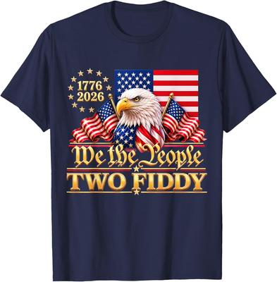 Two Fiddy 2 Fiddy 250th Anniversary 4th of July Patriotic Unisex T-Shirt