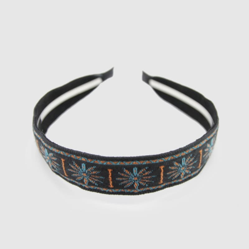 LALA Bohemian Imported Hairband M-Light Blue