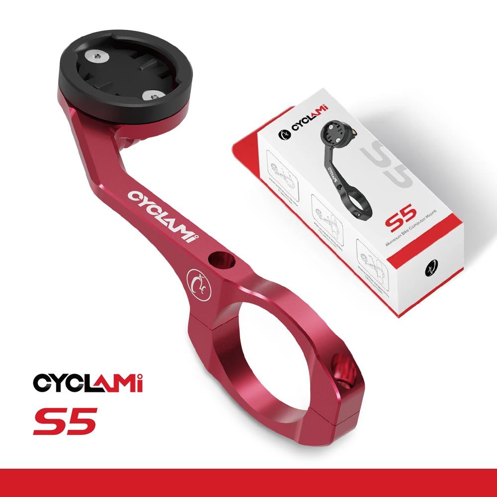 CYCLAMI S5 Aluminium Alloy Double-sided Bike Computer Mount MTB Road GPS Headlight Holder Bracke For GARMIN XOSS IGPSPORT Coospo