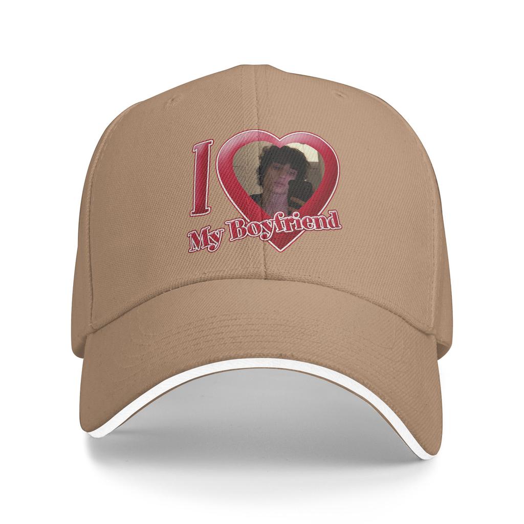 I Love Myboyfriend Sombr Casual Baseball Cap Hiking Fishing Hip Hop Hats Summer SunProof Couple Women Y2k Cute Baseball Caps