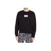 Calvin Klein Letter Print Crew Neck Loose Long Sleeve Sweatshirt Men sweatshirt Black 000NM2415E-UB1
