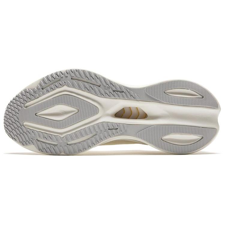 Anta Mesh Cushioning Breathable Lightweight Cushioning Breathable Lightweight Low top Running Shoes Men's Beige 912425506-1