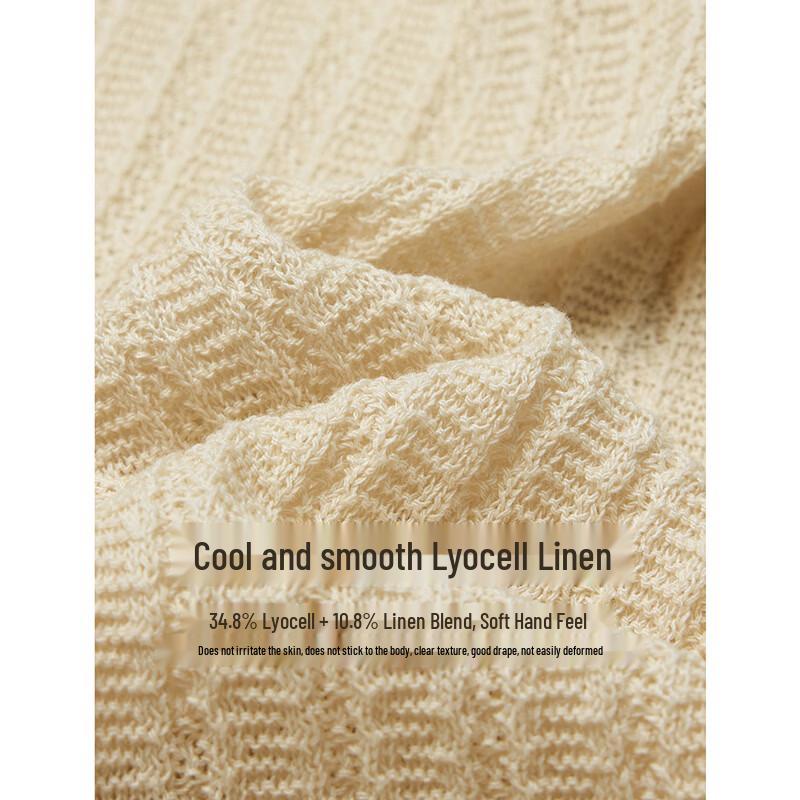 INMAN Women's Lyocell Linen Knit Vest