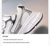Women's Dad Shoes 2025: Autumn Mesh Breathable Casual Lightweight Running Sneakers with Thick Soles for a Smaller Foot Look
