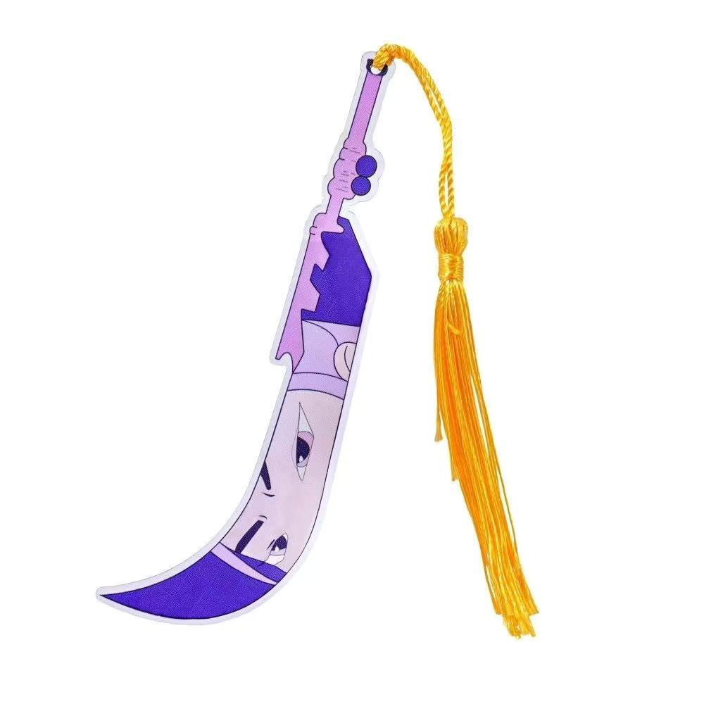 Semn de carte Vânătorii de idoli ai grupului K-Pop, Semne de carte Exorciștii Demonilor Pop, Accesorii de lectură anime pentru iubitorii de cărți fani ai muzicii coreene (Armă Kpop)