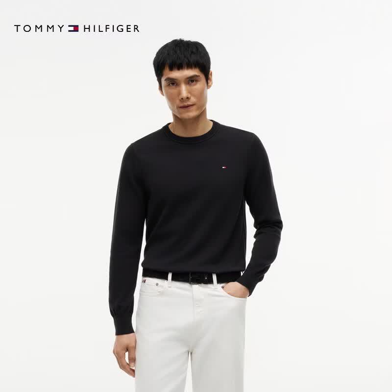 Tommy Hilfiger Unisex Pure Cotton Round Neck Sweater