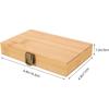 Watercolor Paint Palette 36 Empty Half Pans 4x6 Inch Wooden Travel Box Case for Acrylic Gouache Painting Amateur Hobbyists Painting Artists Lovers