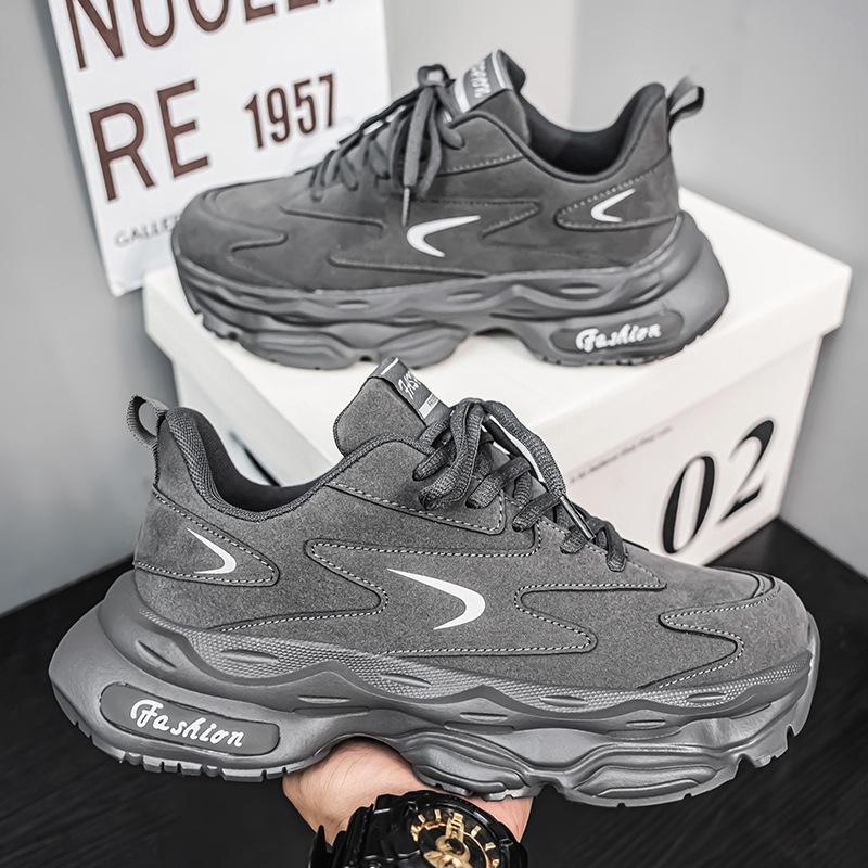 New autumn and winter sports shoes student casual shoes running sports shoes platform little white dad shoes