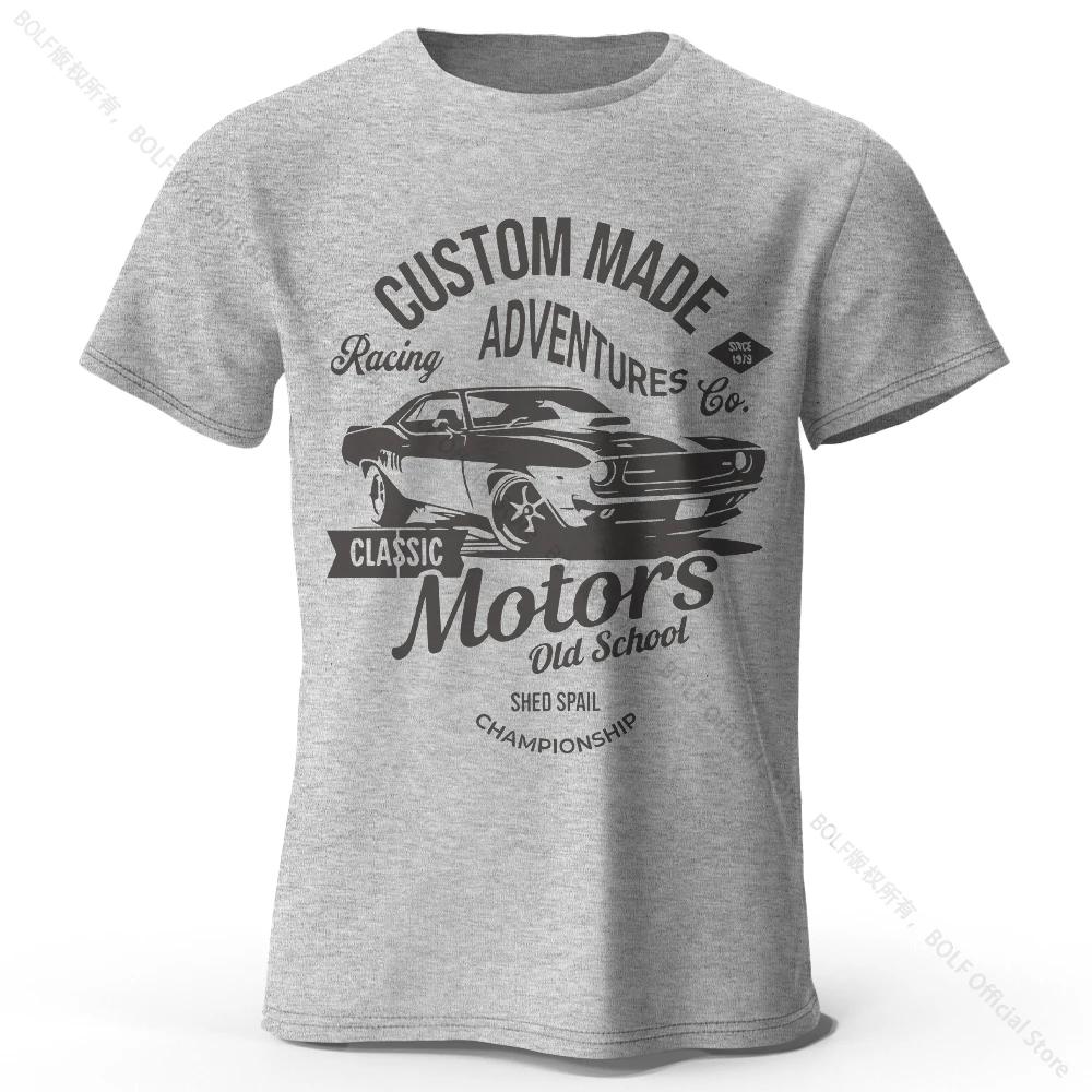 Unisexs Motors Printed Tshirt 100 Cotton Oversized Vintage Old School Graphic Tees For Unisex Unisex Summer Tops