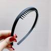 Hårbånd for kvinner med tenner for ansiktsvask, sklisikre og bølgete hårnåler