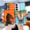 B-BoJack H-Horseman Funny Plating Phone Case For Samsung A17 A07 A37 A57 A16 A56 A15 A55 A14 A54 A13 A53 A26 A36 A25 A35 A24 A34