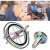 TOPINCN Alloy Gyroscope Toy Stress Relief Fingertip Toy for Adult withDecompression Bright Colorful Metal FrameDecompression Toy Adult Toy (Colorful)
