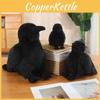 Realistic Crow Plush Toy For Home Decoration Perfect Gift For Kids And Dark Aesthetic Lovers
