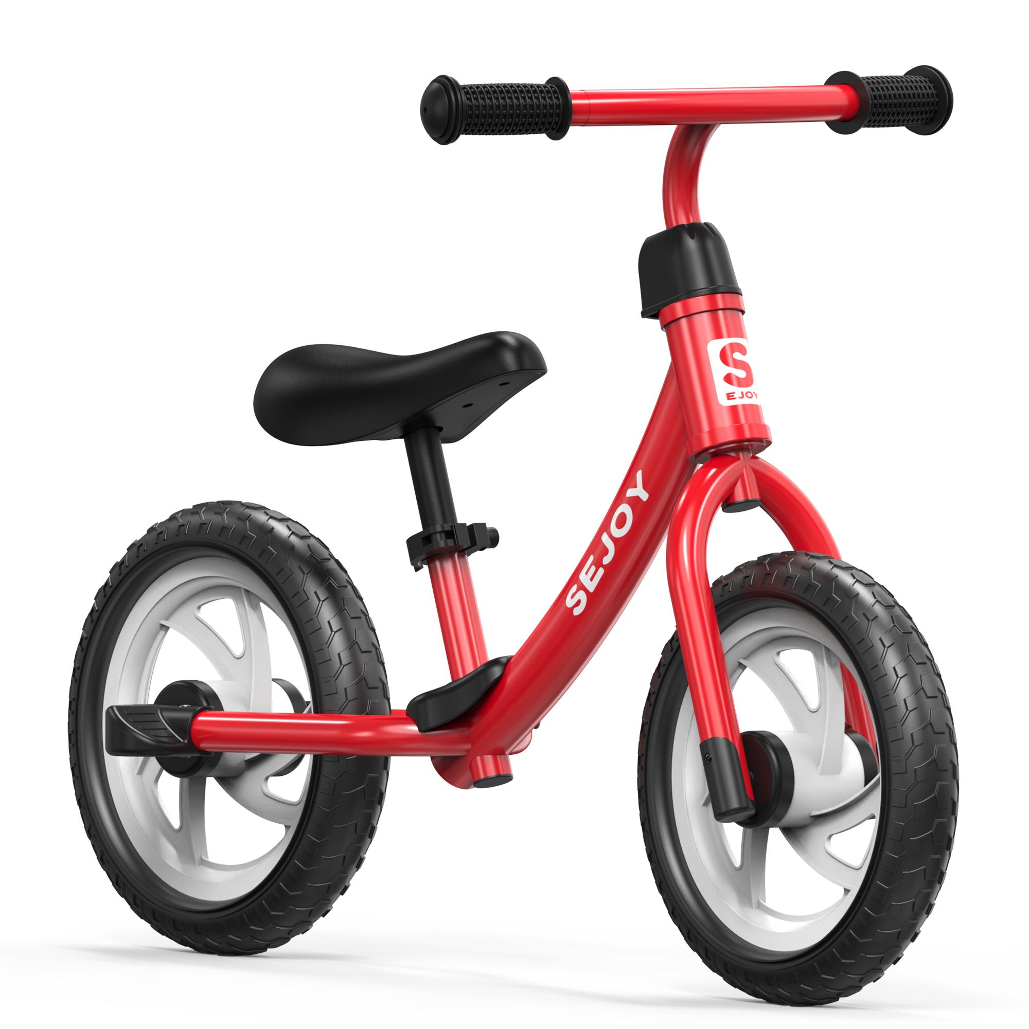 

SEJOY Balance Bike for Kids Childrens for Ages 2-6 Years Old 12 Wheels Outside Bike Toy Scooter Saddle Height Adjustable