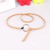 New Women's Thin Belt Hand-woven Thin Belt Dress Decoration Versatile Casual Belt