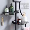 Detachable Dish Sponge Holder Space Aluminum Hanging Faucet Drain Rack Sink Drip Shelf  Soap
