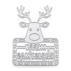 5 Pcs Christmas Tree Cutting Dies Embossings Stencils Christmas Metal Die Cuts for DIY Scrapbooking Card Decoration