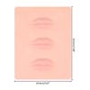 Reusable Practice Silicone Skin Lips For Permanent Makeup Tattoo Human Lips Elasticity Microblading PMU-Beginer Training