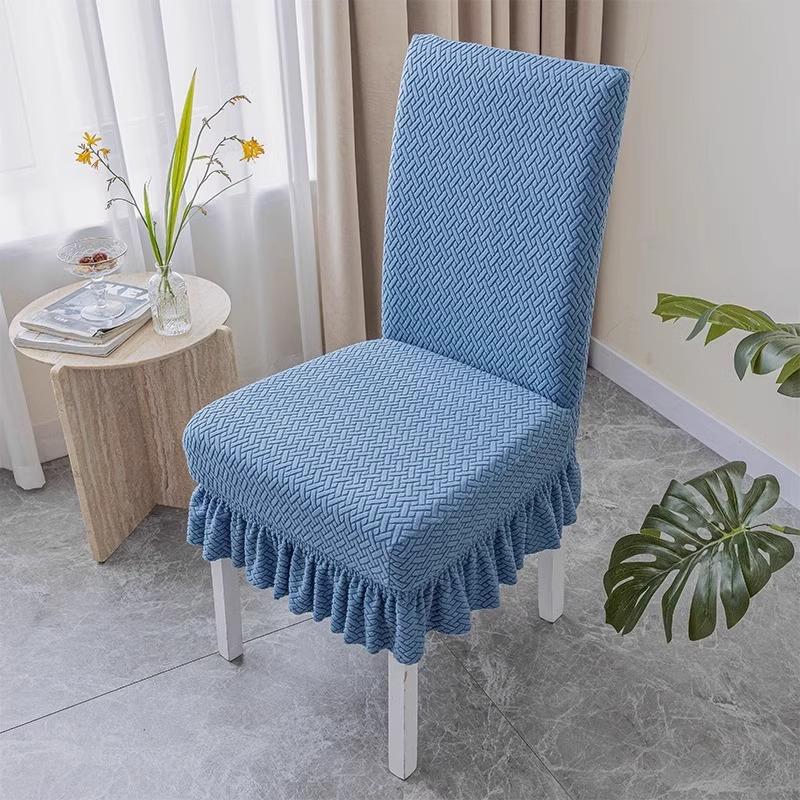 Elastischer Stuhlbezug Neuer Stil Rückenlehne Integriert Vier Jahreszeiten Universal Esszimmerstuhl Sitzkissen Set Haushalt Universal Hockerbezug