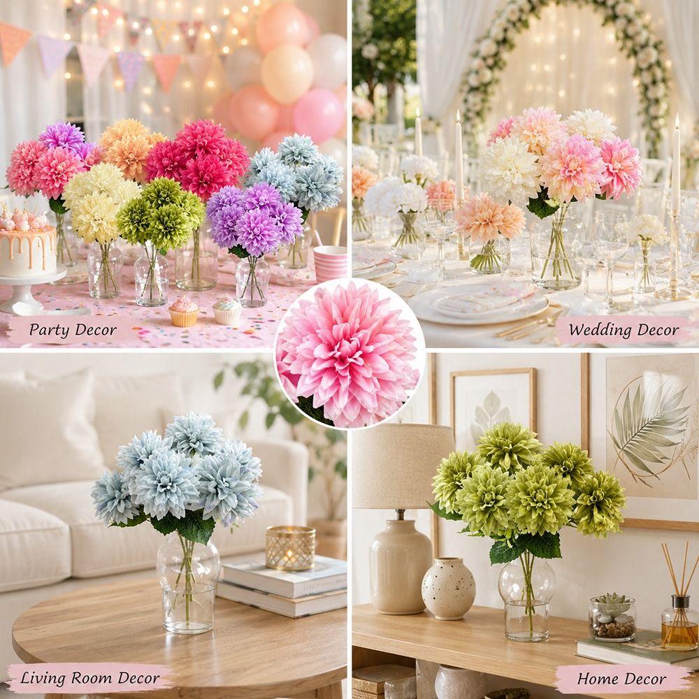 Multicolor Simulation Flower Silk Petals Decorative Flower  Party Decoration