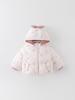 Stylish Hooded Down Jacket for Infant & Toddler Girls - Thickened Winter Coat with 90% White Duck Down