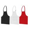 3Pcs Children Aprons Baking DIY Kids Aprons with Pockets for Boys Girls Aged 3?6 White Red Black S