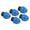 5PCS Plumbing Fittings Water Pipe Quick Connector Coupling Kit Female Thread Straight Through