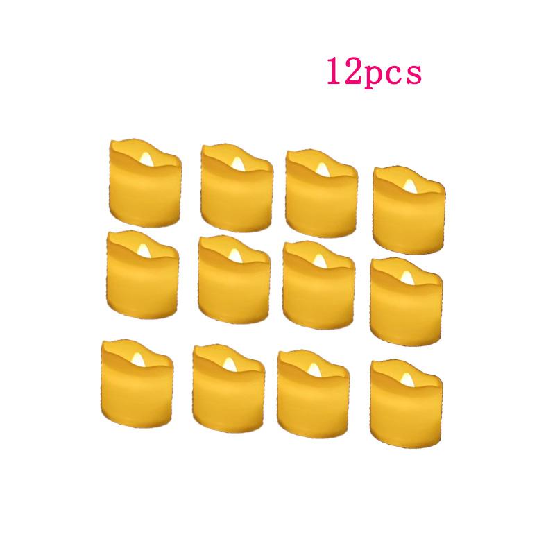 Weihnachten Flammenlose LED Kerze Heimparty Hochzeit Weihnachtsdekorationen Romantische Atmosphäre Elektronische Batteriebetriebene Kerzen