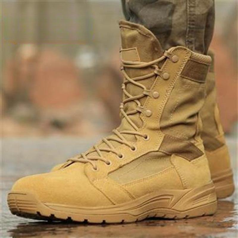 

Summer ultra-light combat boots men s special desert tactical boots breathable outdoor wear-resistant military training mountaineering boots men s 46