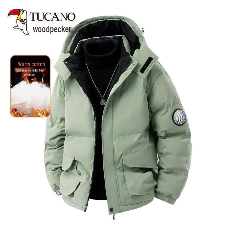 TUCANO Men's Premium Hooded Padded Winter Puffer Jacket