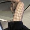Women's Sexy Black Silk Fishnet Stockings - Thin, Tight, Summer Mesh Socks