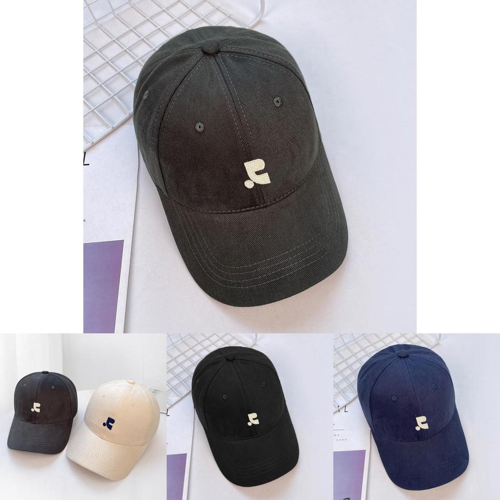 Cotton Embroidered Letter Baseball Cap For Casual Summer Wear