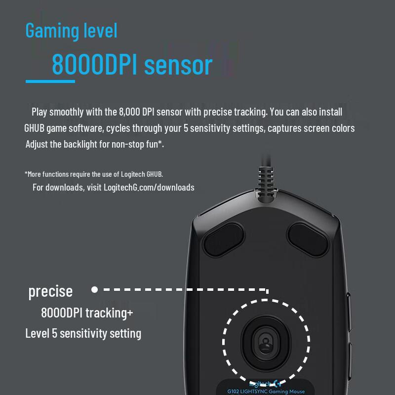 Logitech G102 Wired Gaming Mouse