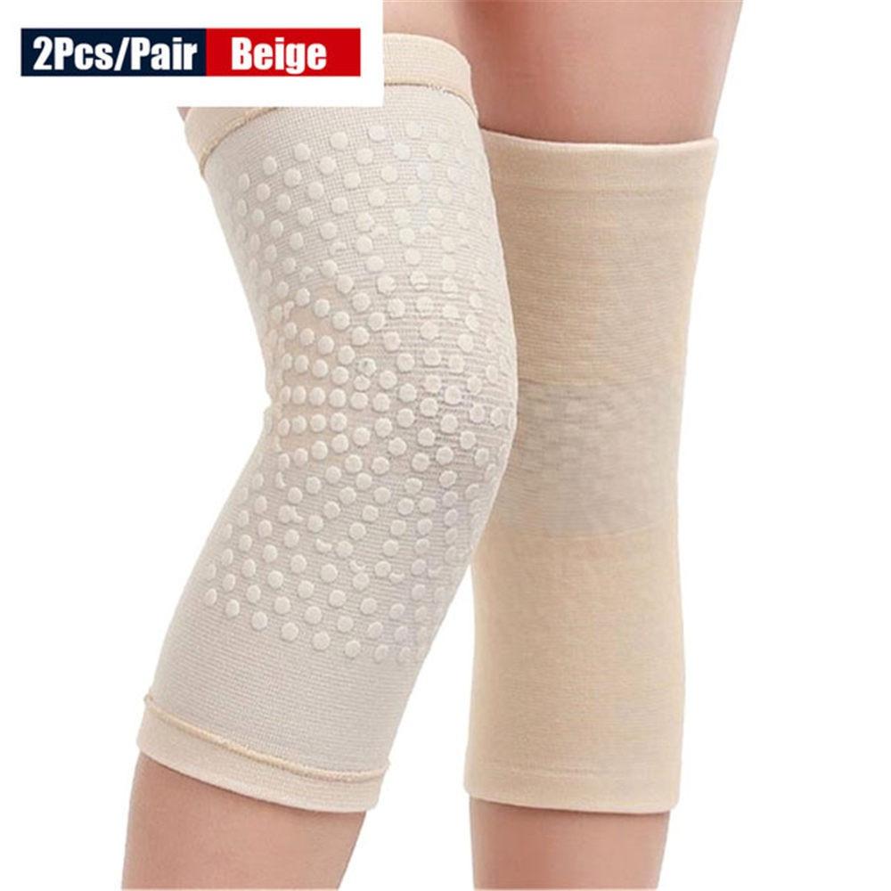 

1 пара самонагревающихся наколенников, наколенников, согревающих при артрите, облегчении боли в суставах, травмах, восстановительном поясе, массажере для коленей, грелке для ног L for weight 60-75KG бежевый