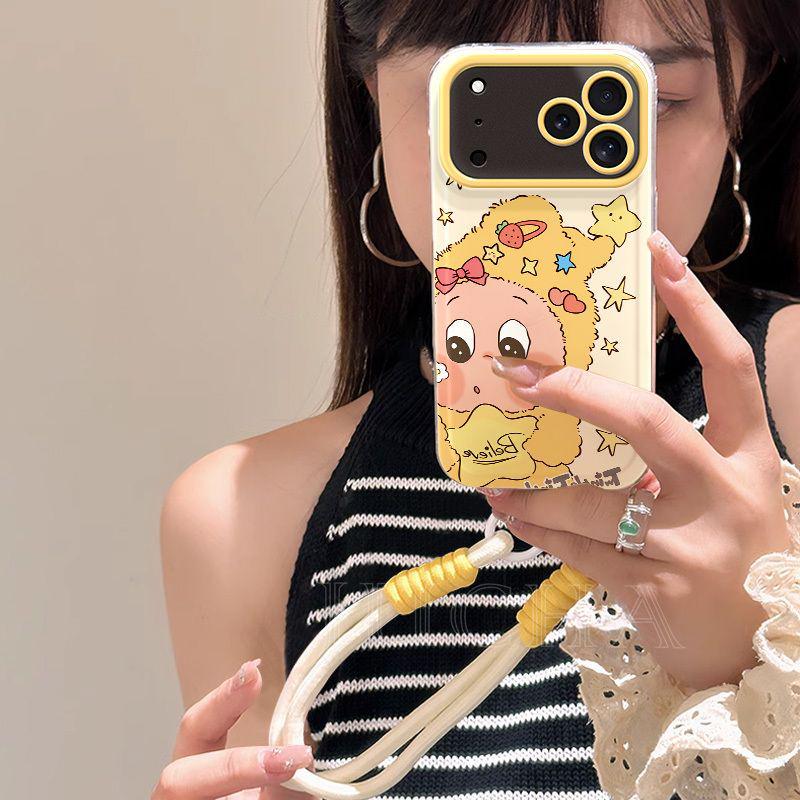 Elegant and Cute Hairpin Star iPhone 17 Pro and 16 Plus Case