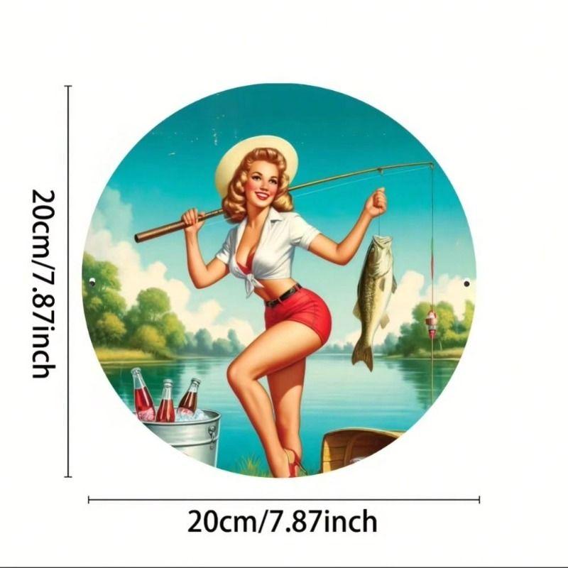 Vintage Metal Tin Sign Wall Art Home Decor 20x20cm
