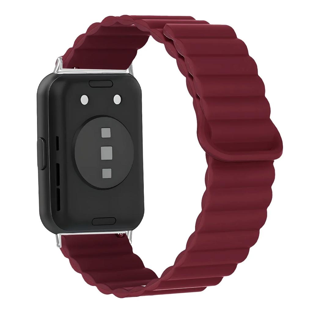 Magnetic Strap for Samsung Galaxy Fit 3 Sport Silicone Watch Band for Samsung Galaxy Fit3 Accessories Correa Men Women Bracelet