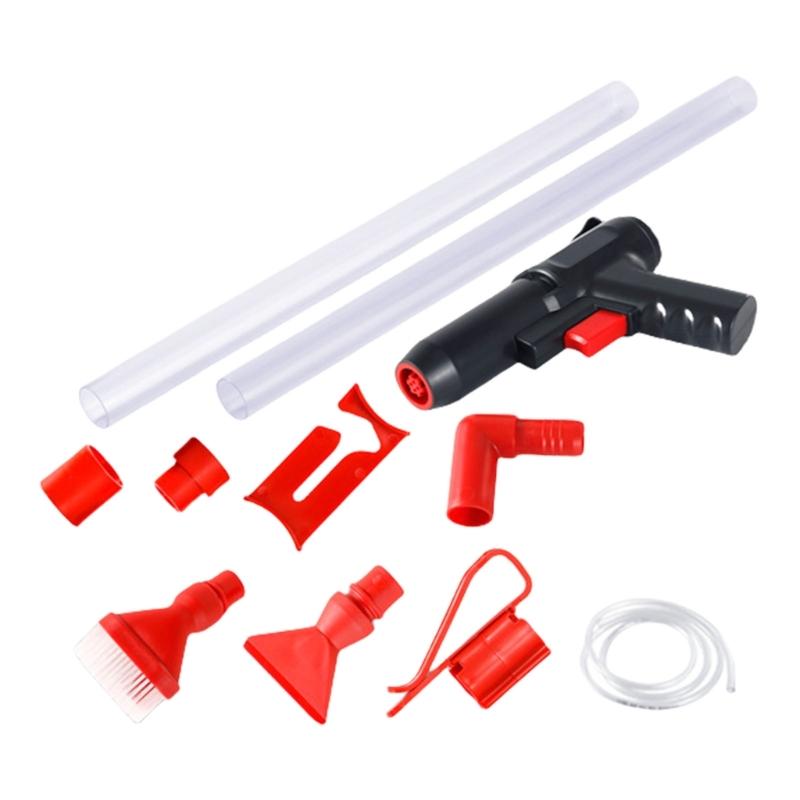 

Aquarium Water Changer Tool Mechanism and Adjustable Nozzle Suction Power Control червоний