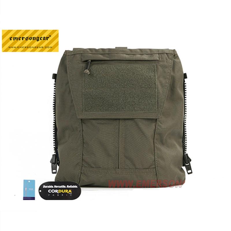 Emersongear-Tactical Pack Zip-on Panel Leapable Plate