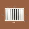 Ruijian 8050 Steel Hot Water Radiator