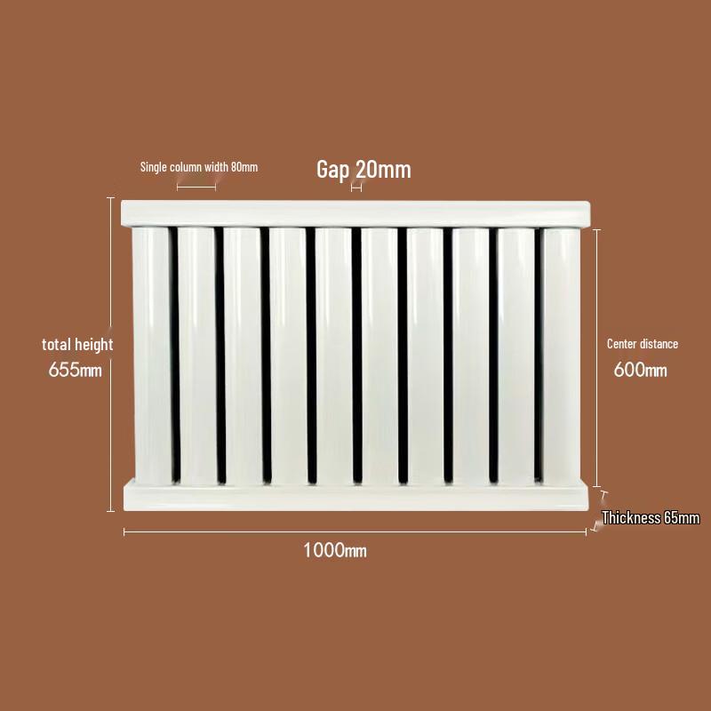 Ruijian 8050 Steel Hot Water Radiator