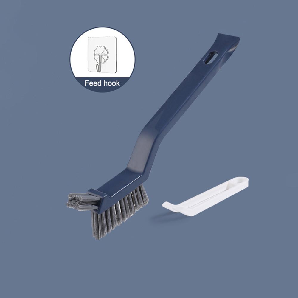 

2 In 1 Slot Cleaning Brush, Multi-Functional Household Cleaning Brush, Kitchen, Bathroom, Windowsill, Corner, Cleaning Tools синій