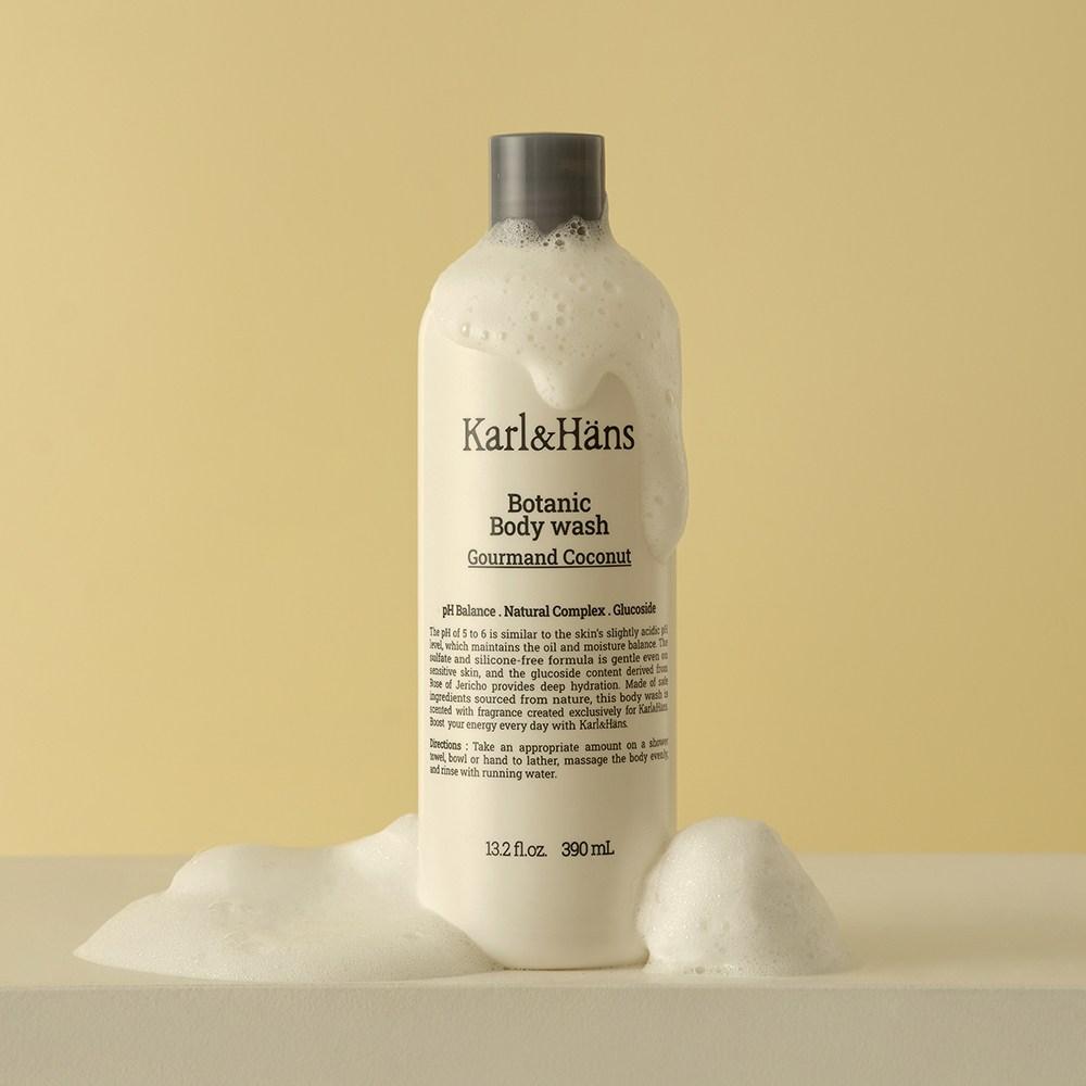 Karl & Hans Botanical Body Wash Gourmand Coconut, 1 Unit, 390ml