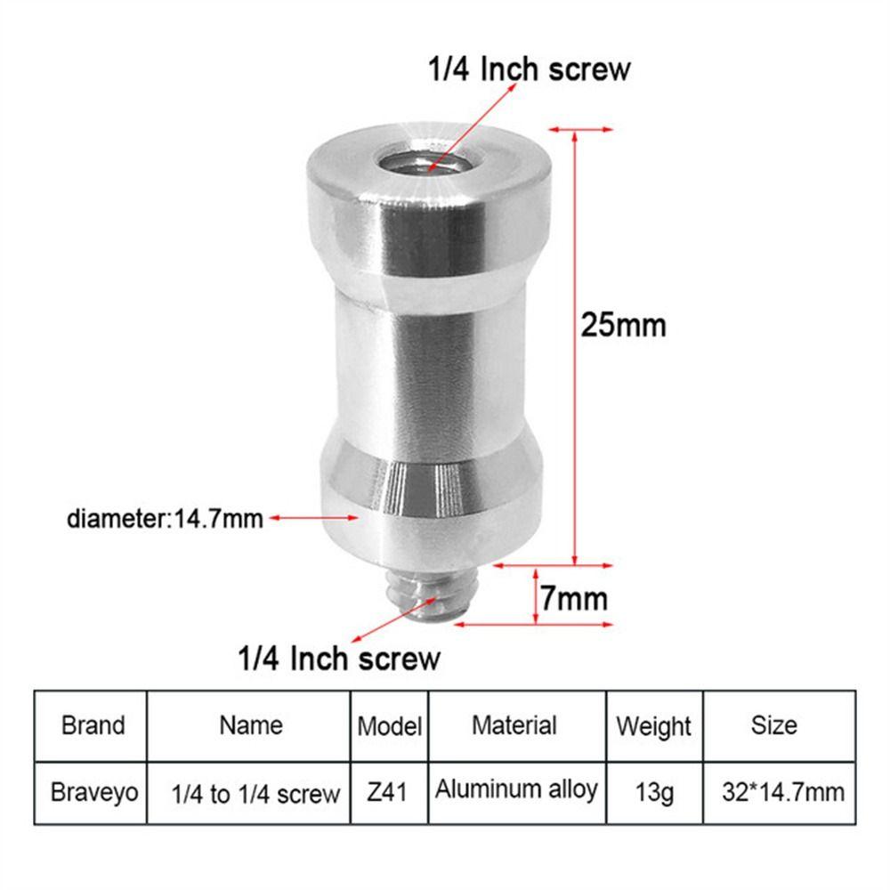1/4 To 3/8 Camera Screw Male Female Camera Adapter Screw Tripod  Conversion Screw  Photo Studio