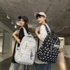 Schoolbag Star High-value Backpack Student Bag Junior High School Large-capacity Simple New Korean Travel Bag Commuter Schoolbag