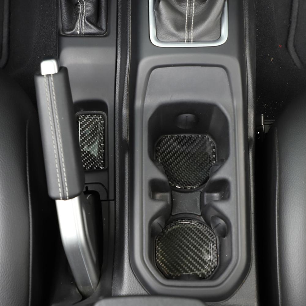 Car Water Cup Holder Mats Drink Pad Coaster Decoration Stickers for Jeep Wrangler JL 2018-2025 2025 2025 Interior Accessories