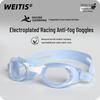 Prescription Anti-Fog Myopia Swimming Goggles & Unisex Swim Cap Set
