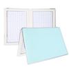 Nail Display Chart, 160 Slots Nail Gel Polish Organizer Color Card Nail Polish Color Display Chart Book Nail Swatch Book Nail Art Practice Card(Blue)