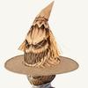 Eye Catching Scarecrows Witch Hat Festival Celebration Hat Unisex Halloween Hat for Role Playing Activity
